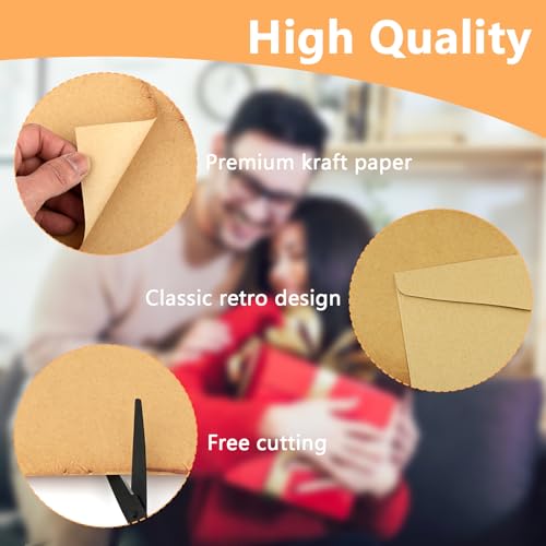 40 Stück Vintage Briefpapier mit Umschlag, Set Vintage Schreiben mit 12 Vintage-papier Briefumschläge, 16 A5 Briefpapier und 12 Wachssiegel-aufkleber, für Liebesbrief, Hochzeit,Geburtstag,Weihnachten