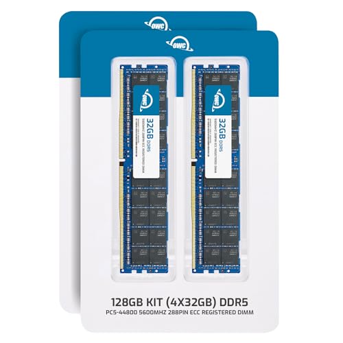 Image of OWC 128GB (4x32GB) DDR5 5600MHz ECC RDIMM 2Rx8 288-pin Memory RAM