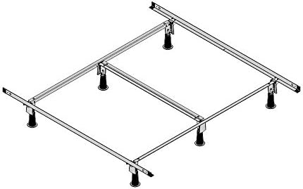 Naked Hospitality Bed Stand-Alone Frame (No Headboard or Footboard Brackets) - California King Size, High Rise Model