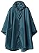 Regen Poncho Jacke Mantel für Erwachsene mit Kapuze wasserdicht mit Reißverschluss im Freien, Navy