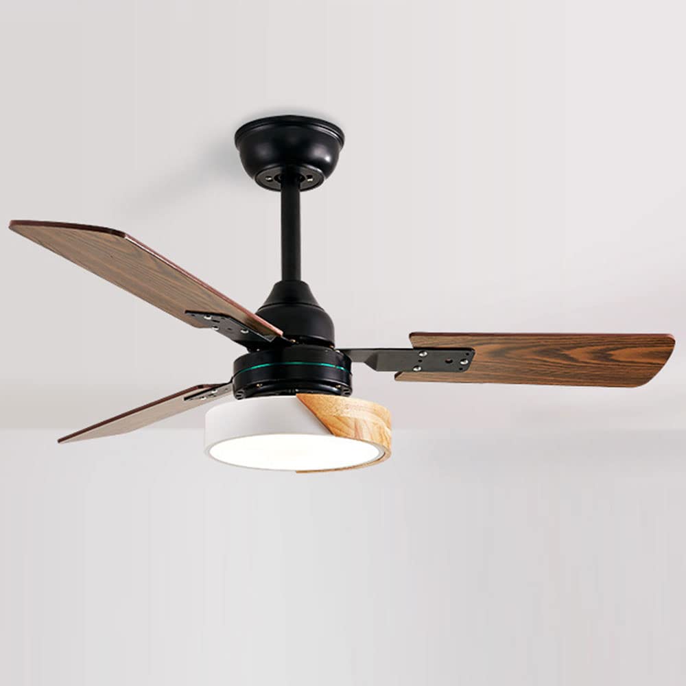 Ventilateur de plafond silencieux et lumière LED 48W à minuterie programmable