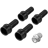 【4 + 1 Juego de Tornillos Antirrobos】Justech 4 + 1 Juego de Tornillos Antorrobos Equipa con 4 Tornillos Antirrobos de Seguridad de M14 x 1,5mm y Una Tuerca Corrependiente, Es un Accesorio Ideal para Su Coche. Tienen 10 Tipos de Engranajes que Se Envíará al Azar, Es Perfecta Herramienta para Antirrobo.