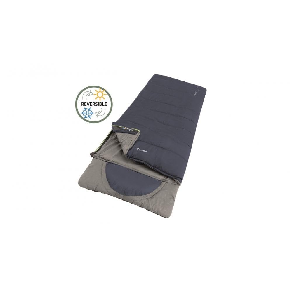 Outwell Contour Lux Deep Blue Crem.Izq Uni Erwachsene Schlafsack, Blau, Einheitsgröße Sport & Freizeit