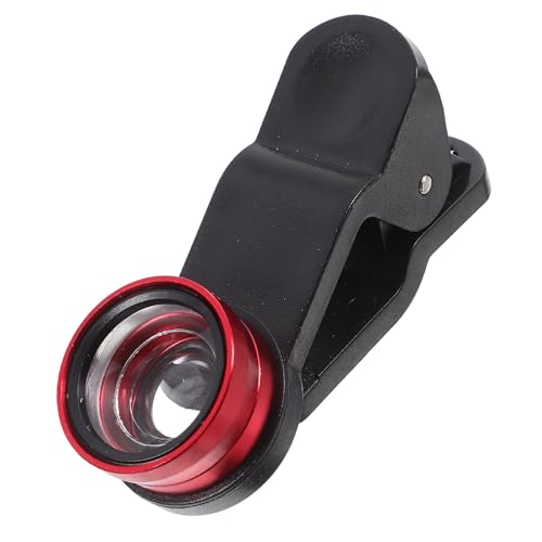 LALADEFIEE Smartphone Camera Lens Kit 2 Sets with Clip 3-In-1 Macro Fish Eye Wide Angle Lenses Made with High-Grade Glass for Travel and Nature Shots