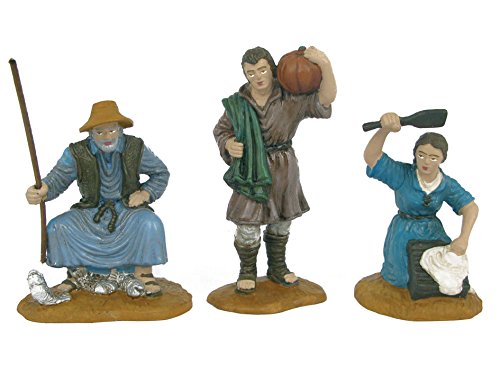 OLIVER Caja 3 figuras 10 cm. (pescador)