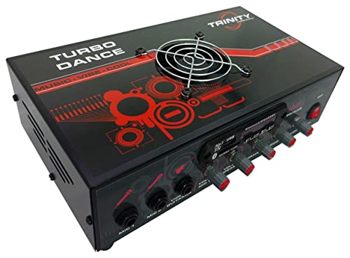 Amplificador de Mesa Trinity Turbo Dance Com BLUETOOTH, Entrada USB e Rádio FM 5.1 300W RMS 2 Canais