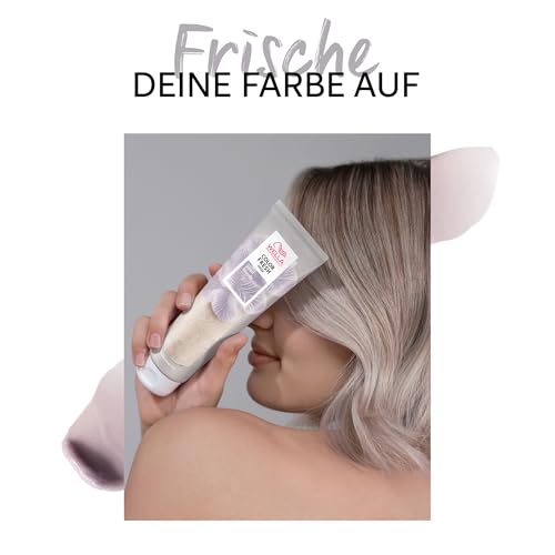 Foto von Wella Professionals Color Fresh Mask Pearl Blonde – Haarkur zum Beleben und Verändern der Haarfarbe – pflegende Tönung mit Avocadoöl – für helles und aufgehelltes Haar – 150 ml