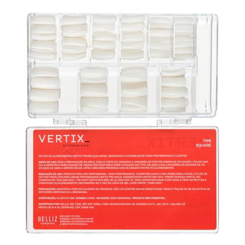 Vertix Caixa Tips Square 500 Unidades