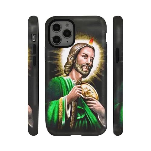 qizjio San Judas Phone Case, Shockproof Protective Cover for iPhone 11 Pro