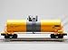Lionel US Army UNIBODY Tank CAR #18599 O Gauge 2343021, Yellow