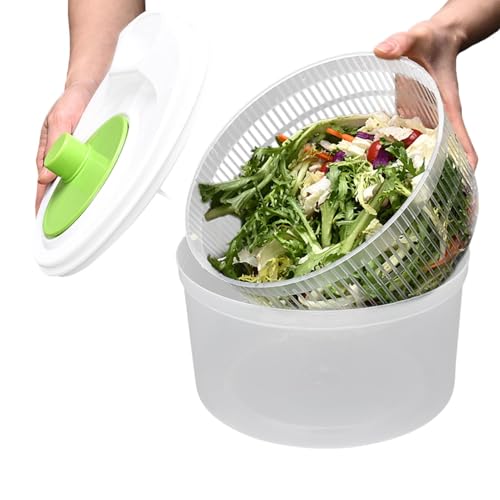 Vegetable Spinner | Vegetable Washer Spinner - Salad Dryer for Washing, Spinner, and Draining Greens, Fruits, and Vegetables