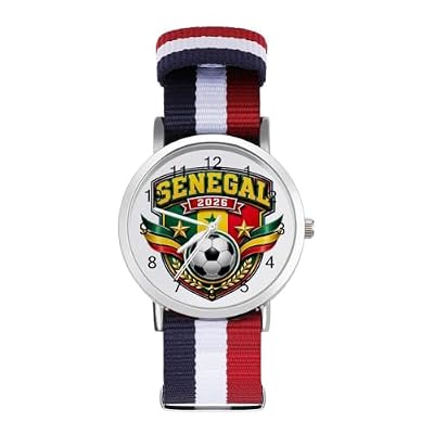 ZMYAPQO Senegal 2026 Soccer Football Watches for Men