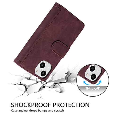 Funda protectora iPhone 15 con tarjetero y soporte 3