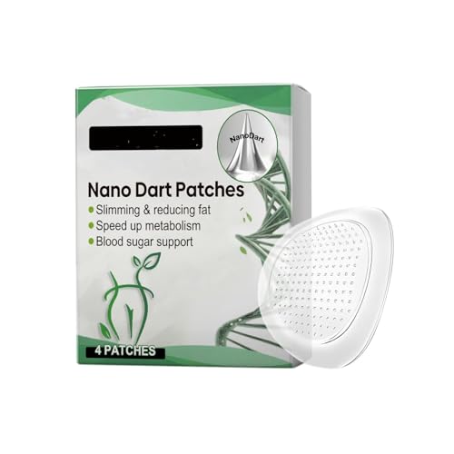 Genérico Parches Nano Dart Adelgazantes y reductores de grasa Para mujeres y hombres Apósitos para el cuidado corporal Aceleran la mejora de la piel Para todo tipo de piel (1 box)