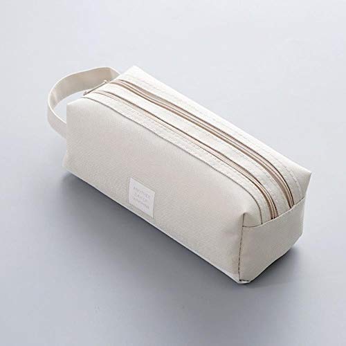 11.11 Meilleure offre Triangle Mon étui à crayons Classique Noir et blanc Couleur Étanche PU Stockage En Cuir Cosmétique CrayonSacs, 1pcs Cover