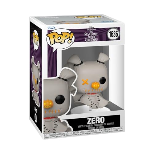 Funko Pop! Disney: Patchwork - Zero - The Nightmare Before Christmas - Collectable Vinyl Figure - Gift Idea - Official Merchandise - Toys for Kids & A