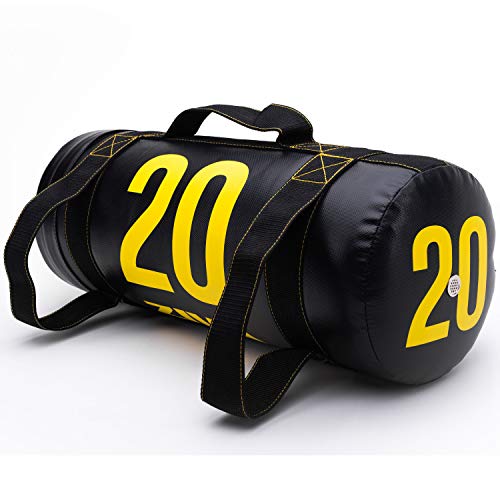 ZIVA Power Sandbag 20 lbs Black Heavy Duty Workout Bag