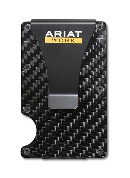 Ariat Utility Wallet with Stacked Logo, Silver Black by Ariat2
