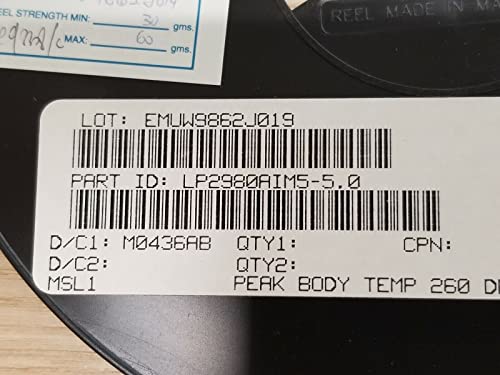 (25 PC) LP2980AIM5-5.0, NSC, US Stock*