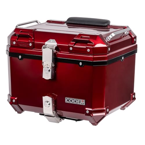 CODEM �o�C�N ���A�{�b�N�X 45L �������F �g�b�v�P�[�X ��e�� �o�C�N�{�b�N�X ABS �y�� �l�p �ϏՌ� �h�Ƒ΍� �L�[���b�N�\ ��t�x�[�X �ȒP�E�� �ėp LEAD125/Dio110 Lite/�V����t�� �h�� �h�o �o�b�N���X�g�t�� 