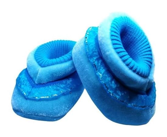 Traders Baby Infants Shoes Cute Baby Booties Soft Fabric Foot with Comfortable Design for Infant Girls Blue 3-6 Months-image-32