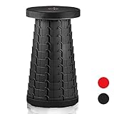 OTHERMAX BHMS Retractable Folding Stool, Portable Sturdy Lightweight Stool Foldable Outdoor Plastic Stools Seat for Camping BBQ Fishing Traveling Garden Kitchen Indoor and More - Max Load 330 lbs