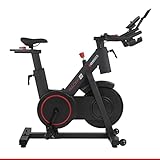 HAMMER Speedbike Racer S, Indoor Cycle, 20 kg Schwungmasse, Tablet- und Smartphonehalterung, Bluetooth Anbindung, kompatibel mit Kinomap und BitGym, 120 x 51 x 135 cm