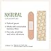 PATCH Natural Eco-Friendly Bamboo Adhesive Sensitive Skin Bandages, Hypoallergenic Bandages for Sensitive Skin, Compostable, Biodegradable, Latex Free and Plastic Free, 25 Count - 3pk