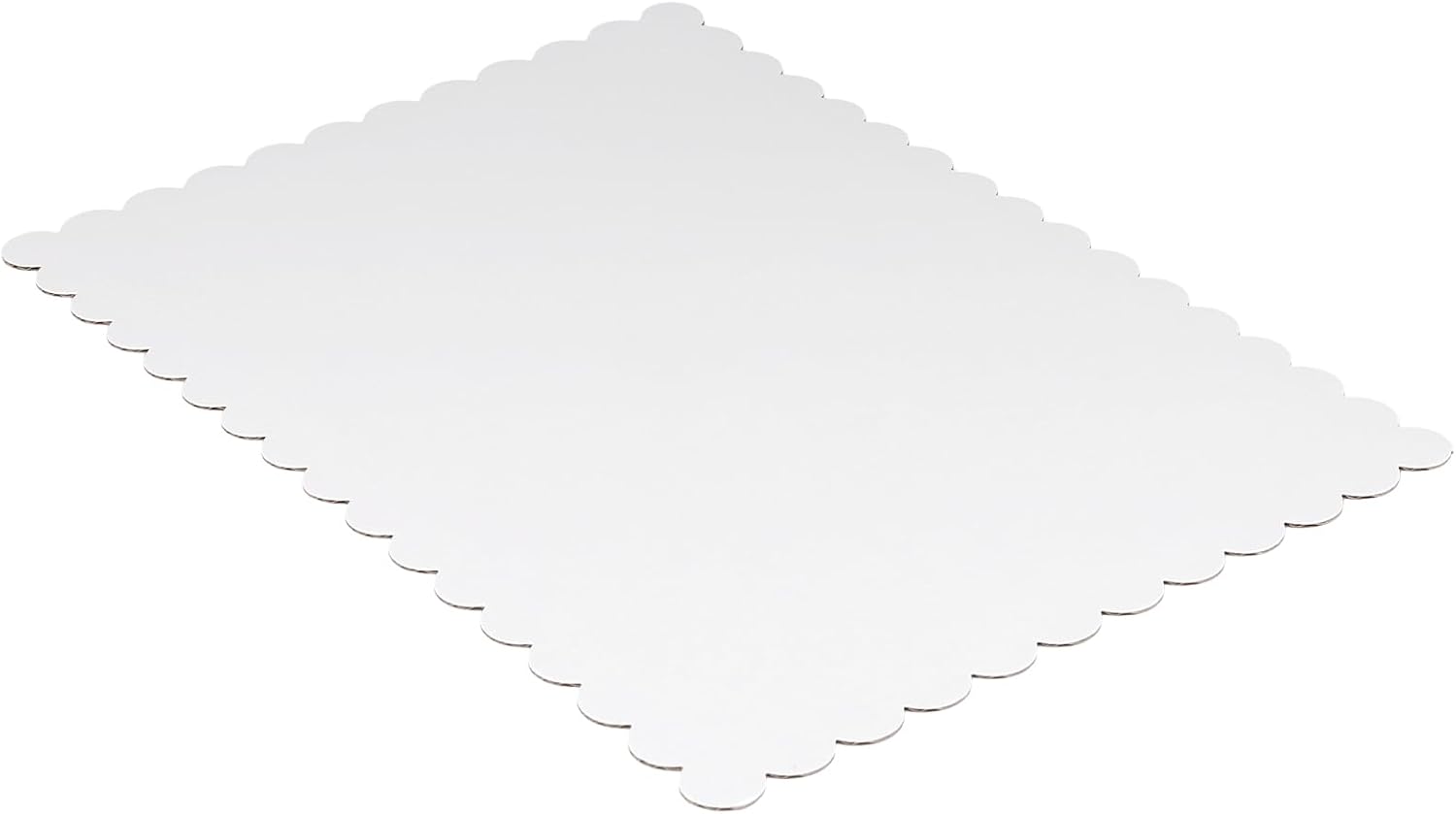 50 Pack Rectangle White Cake Board, 13.4 x 9.8 Inches Quarter Sheet Cake board for Dessert, Pizza and Pastries Food