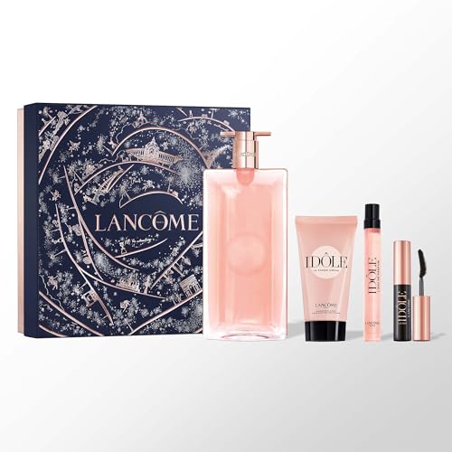 Catálogo de Perfume Lancome del mes. 42 Lancôme Idôle Eau de Parfum, Set de Regalo, Perfume para mujer, Eau de Parfum 100 ml + Loción Corporal 50 ml + Eau de Parfum 10 ml + Lash Idôle Mini Mascara 2.5 ml, Set de...