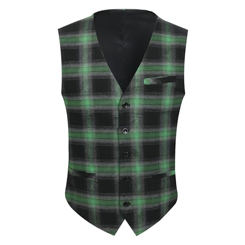 NOVOCCT Men's Slim Fit Suit Vest for Business & Casual,