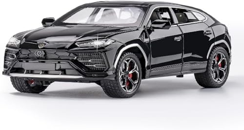 Image of LONGMIRE Metal Pull Back Diecast Car Pull Back Model with Sound Light Boys Gifts Toys for Kids Pack of 1, Multicolor (1:24 Lamborghini Urus)