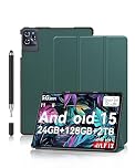 Case for Tabwee T90/W90 11 Inch Android 16 Tablet,With stylus，daunke Trifold Stand,Waterproof,Anti-Scratch,Slim Durable,Auto Wake/Sleep,Green