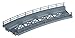 Produktbild NOCH® Brückenfahrbahn, gebogen, Bausatz für realistische Modellbau Brücken, Radius 360 mm für die Spurweite H0