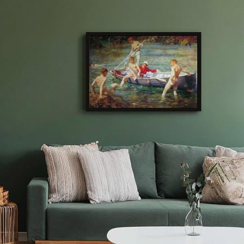 Toile tendue Ruby Henry Scott Tuke - Affiche malachite 30x45cm - 6