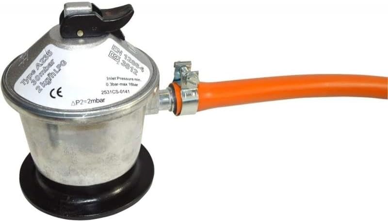 REPORSHOP - Regulator Kit + Butane Rubber and Clamps 30g Domestic Homologated