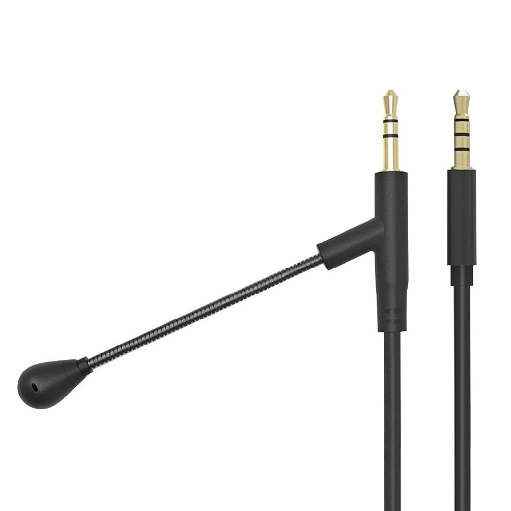 hero-s 1.35M Boom Microphone Cable Mic For 3.5mm Headphone With Condenser Mic For Phone PC Microphone Cable