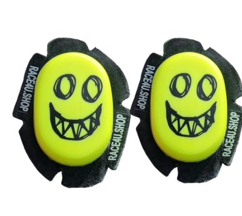 Generisch Premium Knieschleifer - optimaler Abrieb & lange Haltbarkeit | Motorrad Kneeslider ideal für die Rennstrecke und die Straße