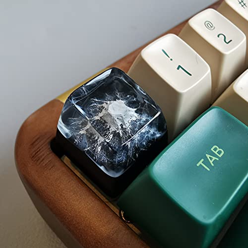 Image of Transparent Keycap Fog Style Mountain Keycap for MX Mechanical Keyboard Unique Gifts for Friends