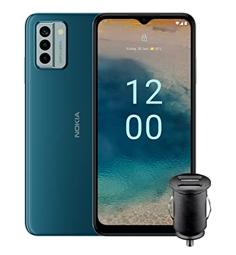 Nokia G22 6.52 HD+ Dual SIM Android 12 Smartphone, 50MP AI Kamera, 4/64GB Speicher, 3-Tage 5050 mAh Akku, QuickFix reparierbar, 2 Jahre OS Updates, 3 Jahre Garantie & mtl. Sicherheitsupdates - Blau