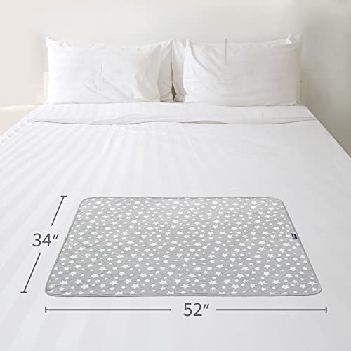 Washable Bed Pads For Incontinence 52"X34" 1 Pack, Large Washable Waterproof Mattress Protector, Highly Absorbent Pads For Bed Wetting Incontinence Individuals, Kids, Adults, Pets #TOP5