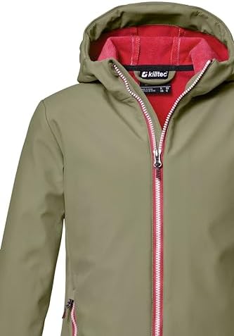 Killtec KOS 358 GRLS Softshelljas Voor Meisjes Met Capuchon - Wind- En Waterafstotend