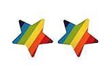 Rainbow Pride Star Pasties - PASTIES PARTY - Fun Nipple Covers for Parties, Raves, Festivals, Disposable