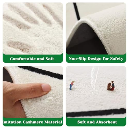 Tapis de bain Boho antidérapant et absorbant pour chambre - 8