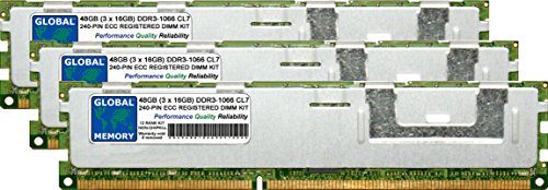 Kit RAM DDR3 48Go 1066MHz RDIMM ECC pour upgrade de serveurs et cartes mères PC3-8500