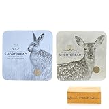 All Butter Scottish Shortbread Limited Edition Petticoat Tails Bunny or Fawn Tin, 360g, Random Tin