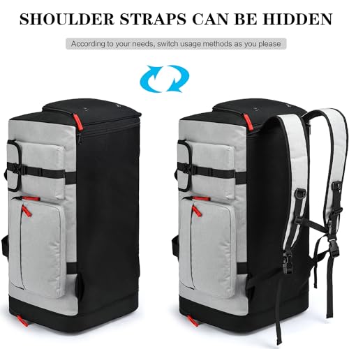 Lyweem TRAVEL DUFFLE BAG FOR MEN Large Duffle Bag Backpack For Travel, 75L Heavy Duty Gym Duffel Bag thumb #2