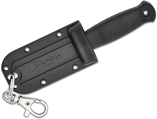Shark-Lock Demko Knives DEM09652 Demko Knives Armiger Fixed Blade With Sheath- Armiger 2 & Armiger 4 - Clip Point Spear Point Tanto Shark Foot Serrated Full Tang  thumb #3