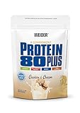 Weider Protein 80 Plus - Proteína en Polvo de 4 Componentes - Alto Contenido de Proteína con 80% de Proteínas - Batidos Cremosos con Calcio y Vitamina B6-500g - Galletas y Crema