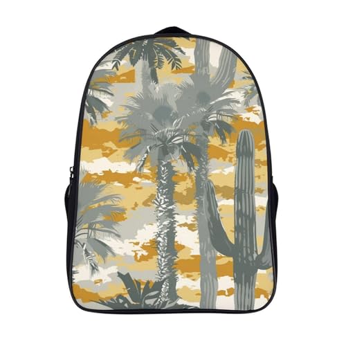 Cartable de dessin animé 3D et sac à dos en forme de palmier pour garçon de collège